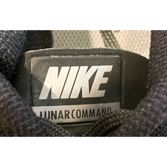 Nike Lunar Command Black Leather MENS Size 10 Spiked Golf Shoes MINT WOW - Picture 9 of 10